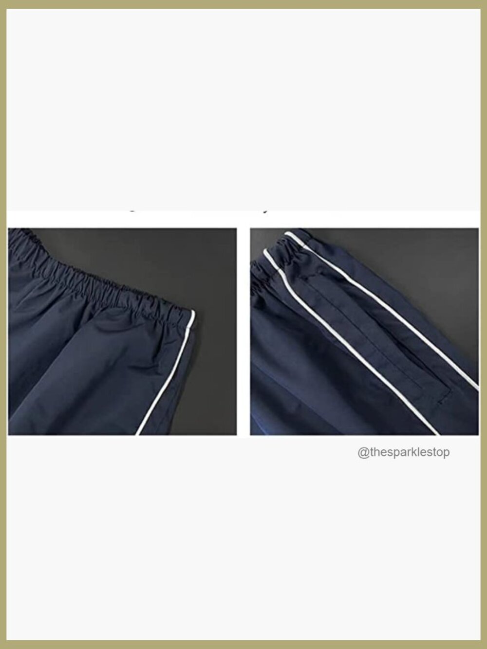 Baggy Y2K Parachute Pants Low Rise Track Pants with Drawstring Cuffs - Picture 5 of 7